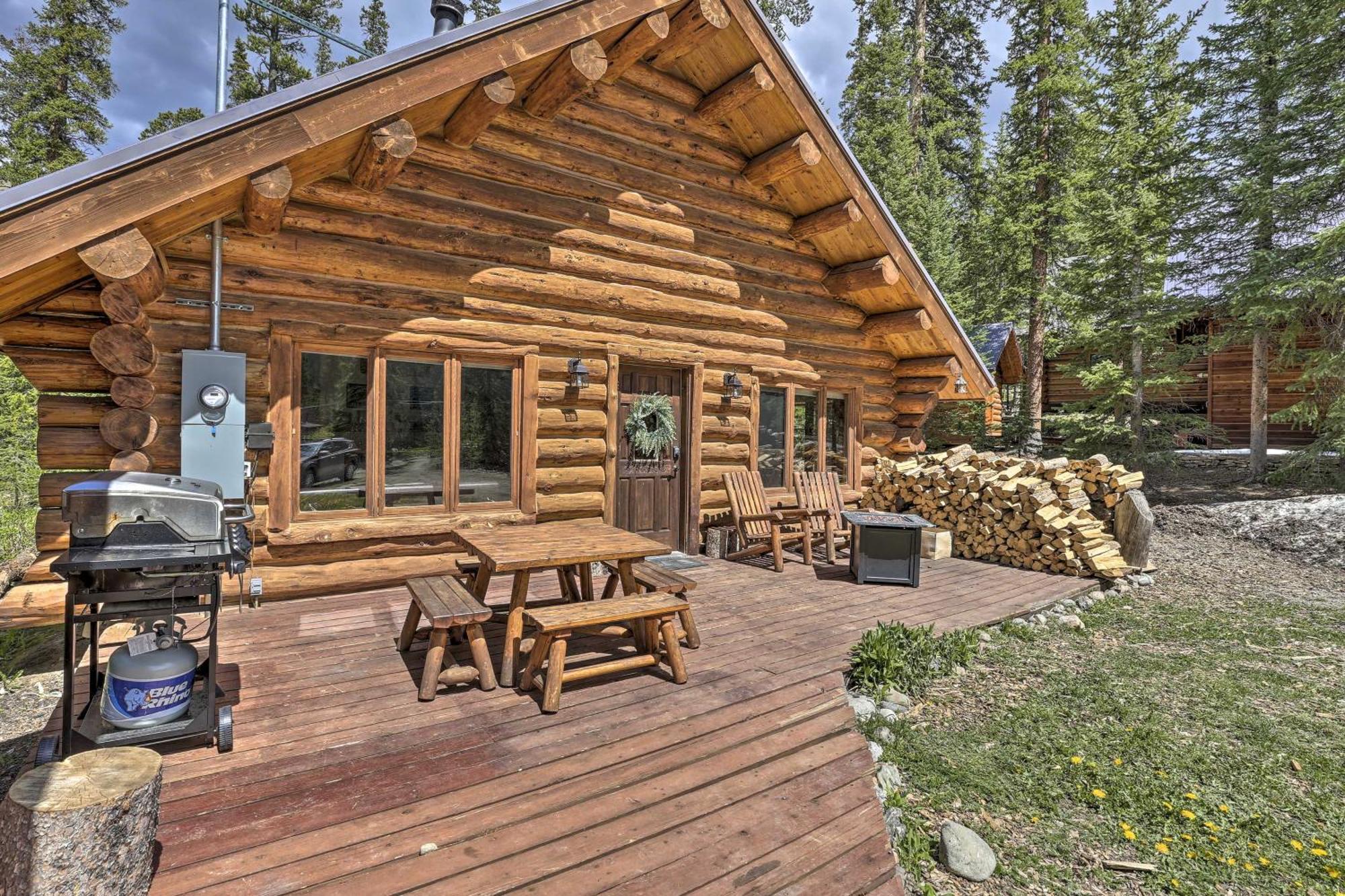 Cozy Breckenridge Cabin With Deck, 8 Mi To Gondola Exterior photo