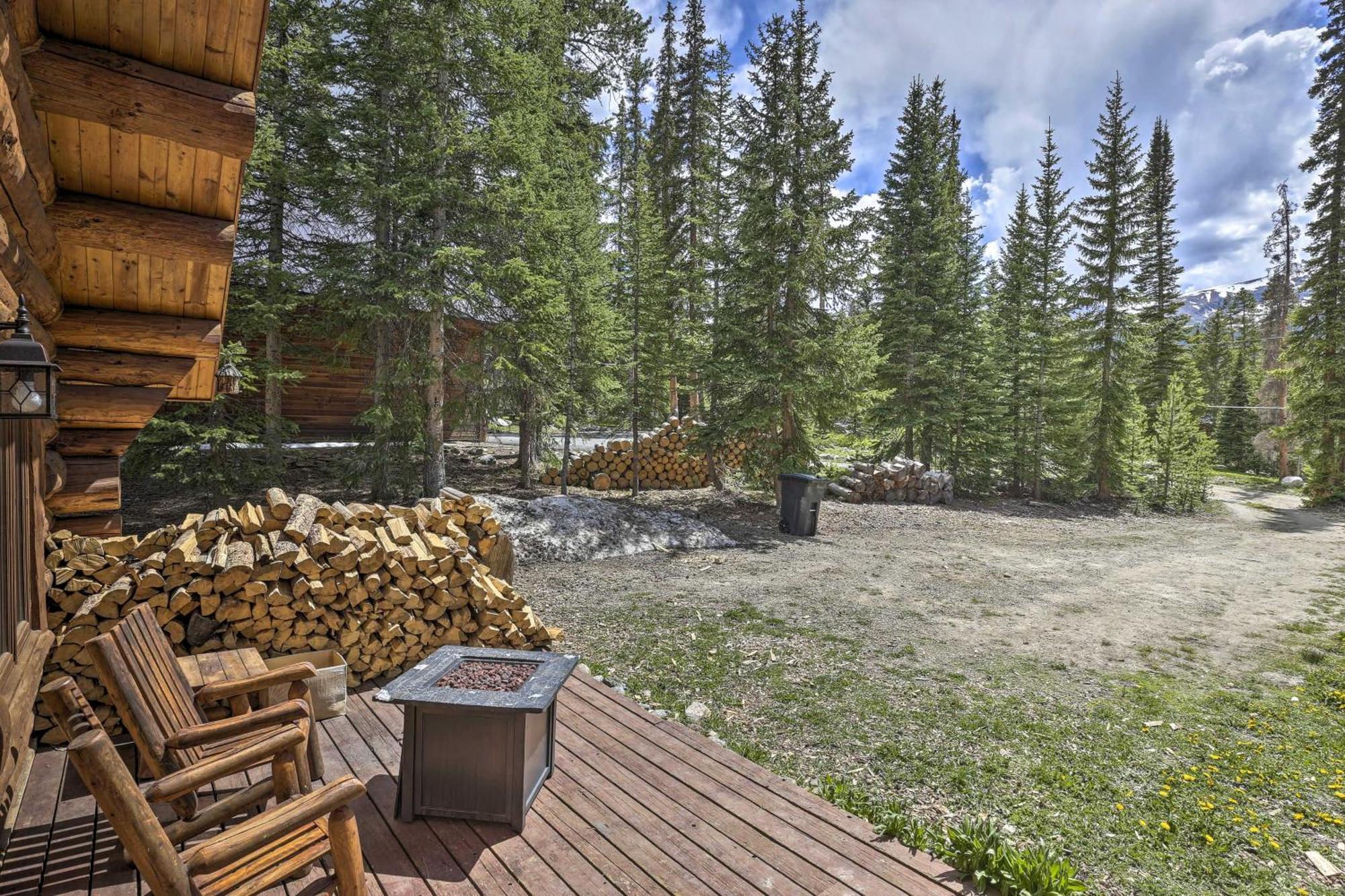 Cozy Breckenridge Cabin With Deck, 8 Mi To Gondola Exterior photo